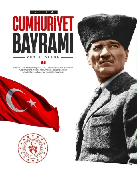 Seydikemerspor’dan 29 Ekim Cumhuriyet Bayramı Mesajı
