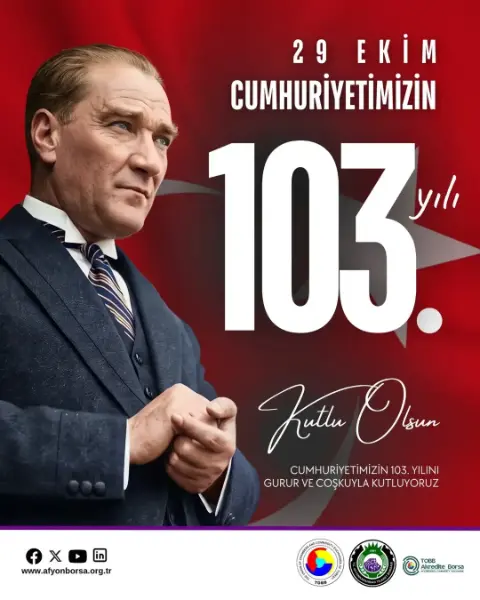 TOBB Başkanı Mustafa Rifat Hisarcıklıoğlu’ndan 29 Ekim Cumhuriyet Bayramı mesajı