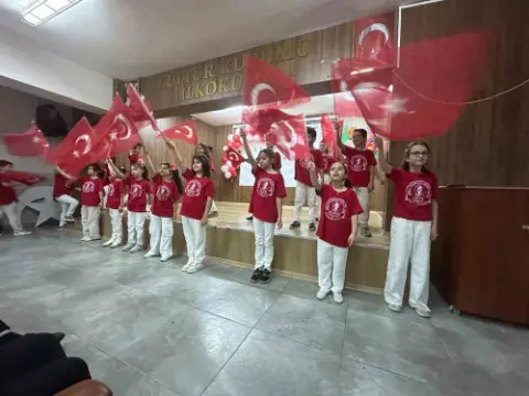 Kültür İlkokulu Öğrencilerinden Cumhuriyet Coşkusu