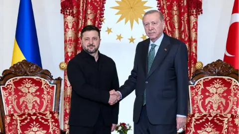 Zelenski İstanbul'da! Cumhurbaşkanı Erdoğan ile görüşüyor