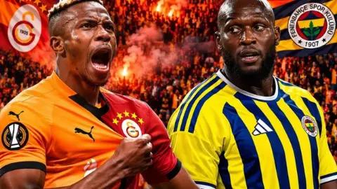 Galatasaray-Fenerbahçe derbisinde 11'ler belli oldu, Osimhen ve Lukaku sahada
