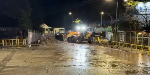 Rize'de şiddetli yağış; Başkan Çalışkan: "Şu anda görünen bir tehlike yok, atlattık Allah'a şükür