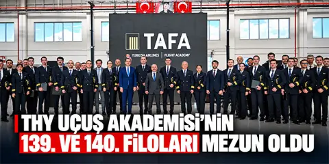 THY Uçuş Akademisi’nin 139. ve 140. Filoları Mezun Oldu