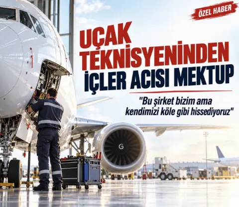 THY teknisyeninden yürek burkan mektup