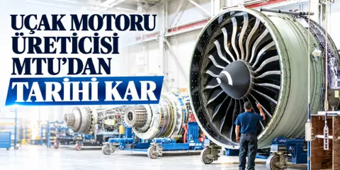 Uçak motoru üreticisi MTU’dan tarihi kar