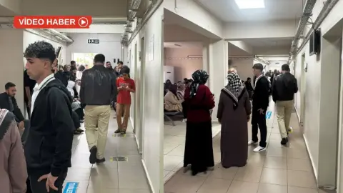 Diyarbakır: Hastanede sistem durdu, uzun kuyruklar oluştu