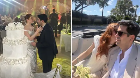 Serhan Süzer ve Rengin Arzu İstanbul’da düzenlenen düğünle evlendi