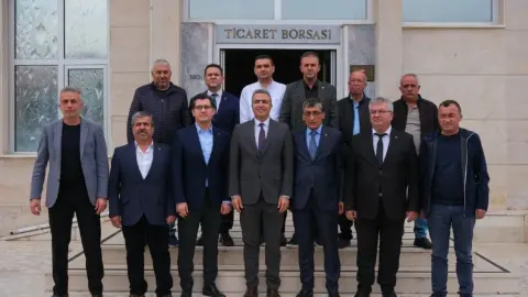 Vali Hayrettin Çiçek Karaman Ticaret Borsası’nı Ziyaret Etti
