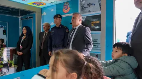 Karaman’da Mobil Trafik Tırıyla Emniyet Kemeri Eğitimi Verildi