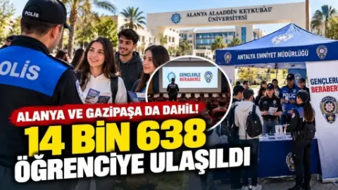 Antalya polisi 14 bin öğrenciye ulaştı: Güvenlik çalışmaları sürecek