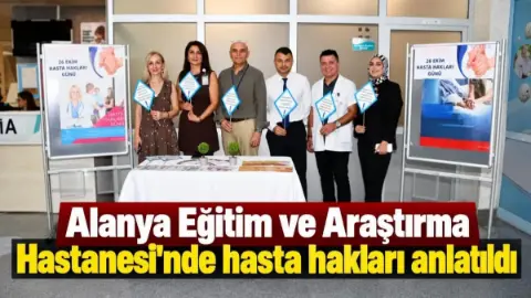 Alanya’da Hasta Hakları ve Sorumlulukları Etkinlikle Anlatıldı