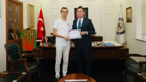 Mehmet Sayhan Alanya’ya veda etti: Adana öncesi başarı belgesi aldı