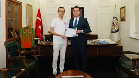 Mehmet Sayhan Alanya’ya veda etti: Adana öncesi başarı belgesi aldı