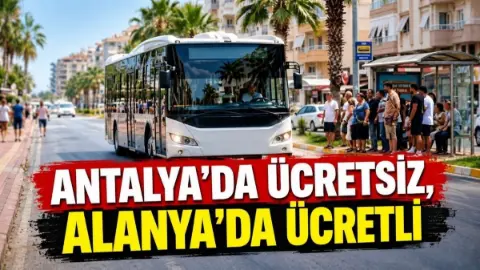 Antalya'da 29 Ekim Ulaşım Kararı Alanya'da Uygulanmadı