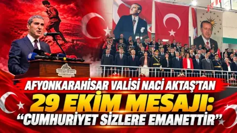 Vali Aktaş Cumhuriyet’in 103. yılında gençlere seslendi
