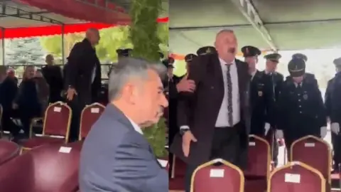 Eskişehir’deki 29 Ekim töreninde şehit babasından protokol tepkisi