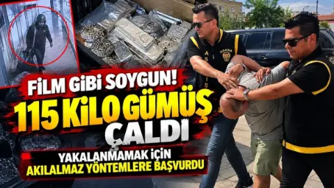 Adana’da 115 kilogram gümüş çalan takı ustası tutuklandı