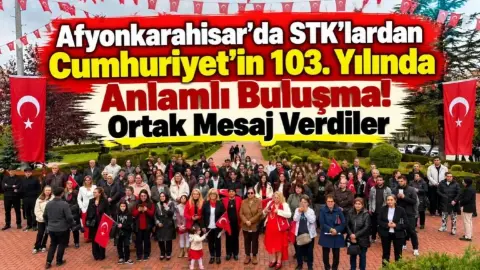 Afyonkarahisar’da 14 Dernek Cumhuriyet’in 103. Yılını Kutladı