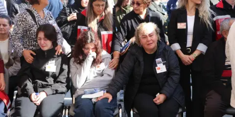 Şehit Albay defnedildi; ailesi gözyaşlarına boğuldu