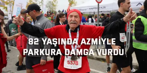 82 yaşında azmiyle parkura damga vurdu