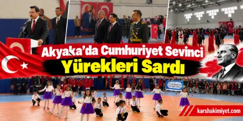 Akyaka'da 29 Ekim Coşkusu: 103. Yıl Dönümü Kutlandı