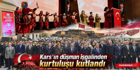 Kars'ın düşman işgalinden kurtuluşu kutlandı