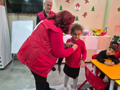 Dalaman’da Anaokulu Öğrencilerinden Kızılay’a Bağış