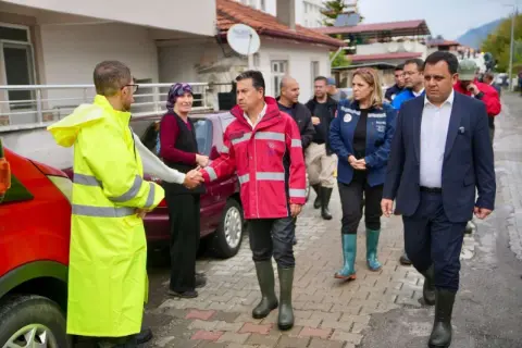 Dalaman’da Sel Seferberliği: Tersakan Deresi Taştı, 130 Personel Sahada