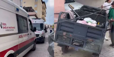 Muğla’da Üç Tekerlekli Motosiklet Direğe Çarptı: 1’i Bebek 3 Yaralı