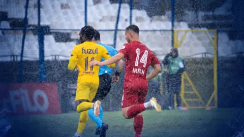Fethiyespor - Eyüpspor yoğun Yağış Nedeniyle Yarıda Kaldı