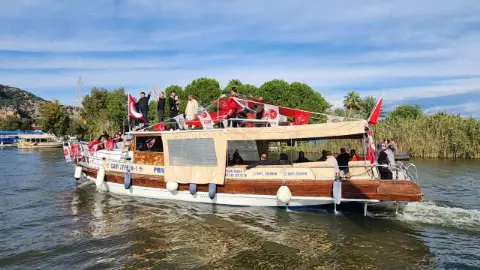 MHP Muğla’dan Dalyan’da 29 Ekim Cumhuriyet Bayramı Kutlaması