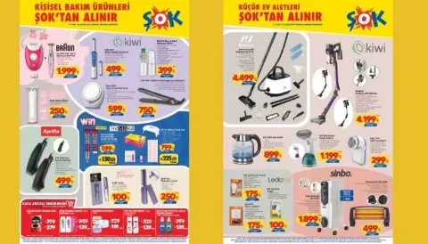 ŞOK 31 Ekim Kataloğu Yayında: Epilasyon Aleti, Saç Düzleştirici ve Daha Fazlası