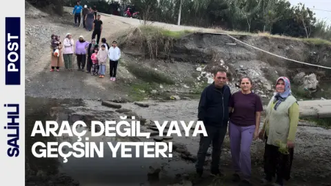 Okula Gitmek Bile Zorlaştı! Mahalleli Köprü İstiyor