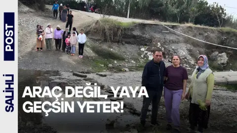 Okula Gitmek Bile Zorlaştı! Mahalleli Köprü İstiyor