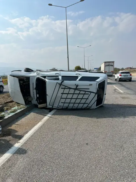 Salihli'de Trafik Kazası: Bir Yaralı