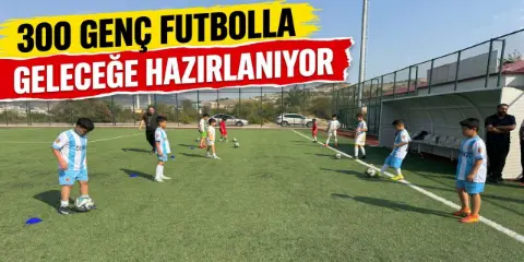300 Genç Futbolla Geleceğe Hazırlanıyor