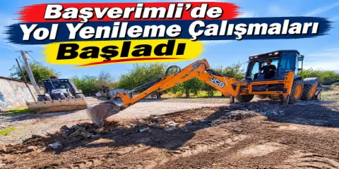 Başverimli’de Yol Yenileme Çalışmaları Başladı