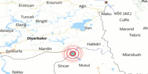 Irak’ta 3,8 Büyüklüğündeki Deprem Silopi’de de Hissedildi