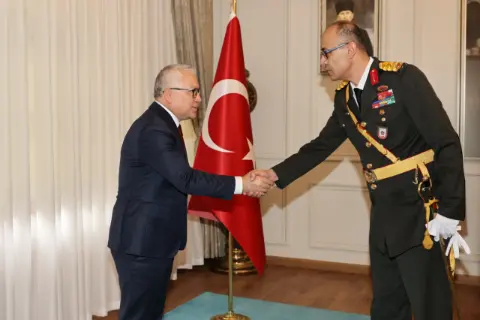 Sivas Valiliğinde 29 Ekim Cumhuriyet Bayramı tebrikat töreni düzenlendi