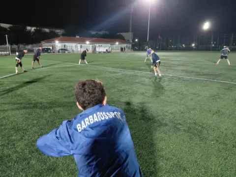 Barbarosspor U19 takımı saha çalışmalarını sürdürüyor