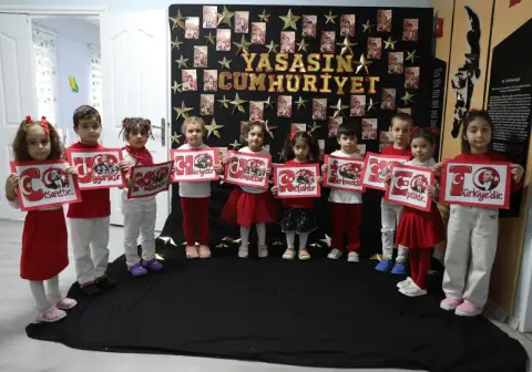 Çocukların Cumhuriyet Bayramı sevinci