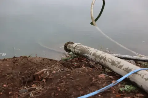 TESKİ, yağmur sularını Yazır Göleti’ne aktarıyor