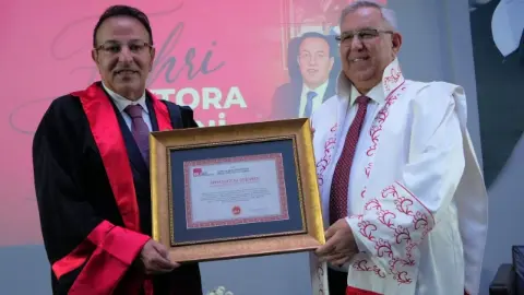 Belek Üniversitesinden Rafet Yılmaz’a fahri doktora unvanı