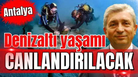 Antalya'da denizaltı yaşamı canlandırılacak