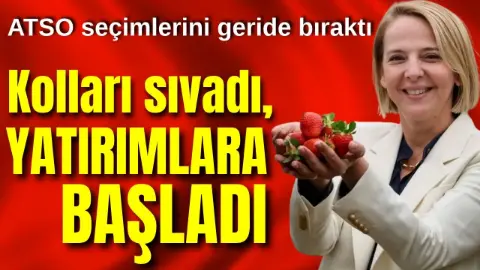 ATSO seçimlerini geride bırakıp, kolları sıvadı, yatırımlara başladı