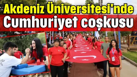 Akdeniz Üniversitesi'nde Cumhuriyet Bayramı Coşkusu