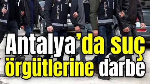 Denizli dahil 16 ilde suç örgütlerine ağır darbe!