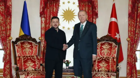 Zelenski İstanbul'da! Cumhurbaşkanı Erdoğan ile görüşüyor