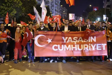 Karabağlar’da Cumhuriyet’in 103.yılı Coşkuyla Kutlandı