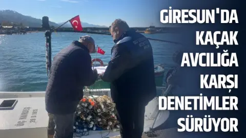 Giresun'da kaçak avcılığa karşı denetimler sürüyor